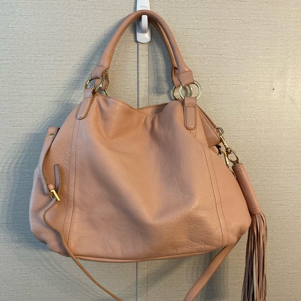 GILI got it love it Genuine Leather Tasseled Purse